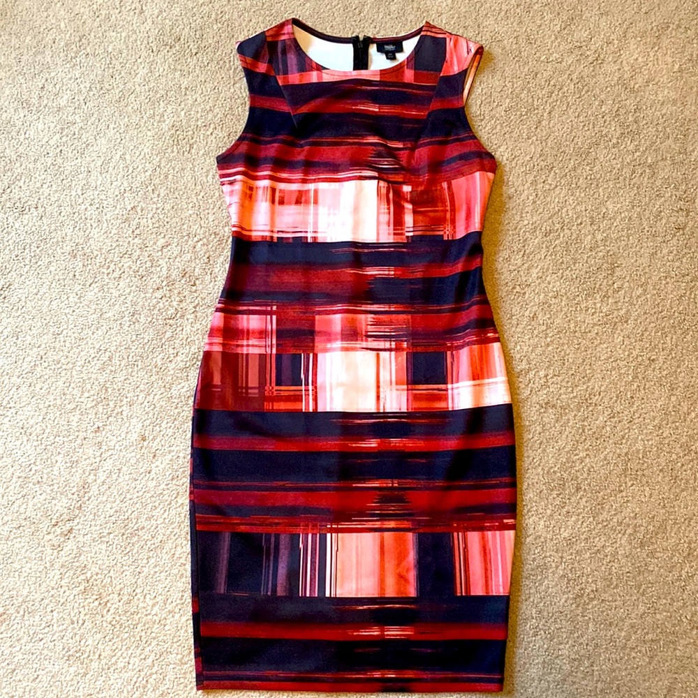 Brand new red, pink and black dress 👗